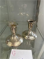 Wm A Roger’s Silvertone candle stick holders