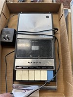 Panasonic tape recorder not tested