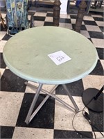 Vintage metal outdoor table
