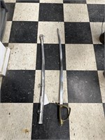 Nice sword approx 39” long from handle to tip