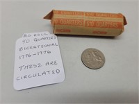 10$ Roll of Bicentennial Quarters