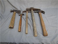 Assorted Vintage & Antique Hammers