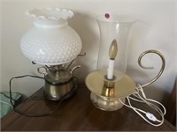 2 SMALL TABLE LAMPS
