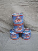 4 Ocean Crown Crab Meat Tin Cans