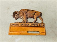 Canada National Parks 1940 park pass