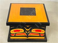 Haida art theme box w/ lid