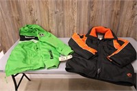 Kawasaki jacket and Artic Cat jackets