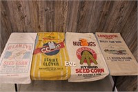 Vintage Seedcorn sacks
