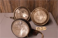 Vintage Automobile headlights