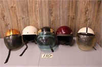 (5) helmets