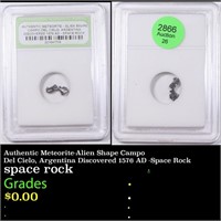 Authentic Meteorite-Alien Shape Campo Del Cielo, A