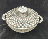 Beautiful! Opalescent hobnail, Moonstone Cover