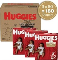 HUGGIES Disposable Diapers Size 2, 180pcs