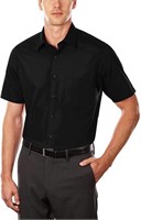 Van Heusen Men's Short Sleeve Poplin Solid Shirt