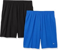 Amazon Essentials mens (2)-pack Mesh Shorts L