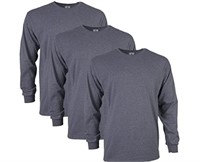 Gildan Ultra Cotton Long Sleeve T-Shirt 3PK Medium