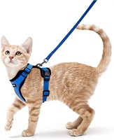 rabbitgoo Cat Harness and Leash - Small / Blue
