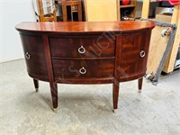 Bow Front 56" Long sideboard