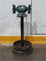 Bench Grinder - attached to a tire Rim