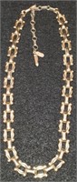 (KC) vtg. Barclay Gold Filled Link Necklace (14"