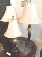 GROUP OF DECOR LAMPS