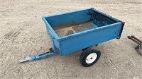 (ARRIVED 6-9-23) Metal Lawn Cart