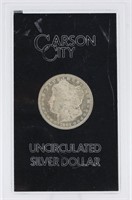 1881-CC Carson City Morgan Silver Dollar Uncircula