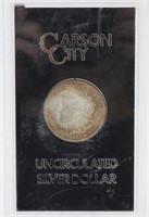 1884-CC Carson City Morgan Silver Dollar #3 Uncirc