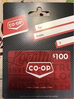 $100 Co-op Gift Card - Donated by Legacy Co-op
