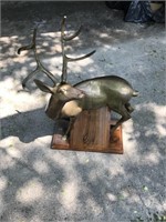 Bronze Deer Statue - Donated by Yorkton Wildlife