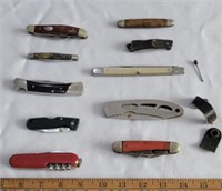 (10) Pocketknives: Varied Styles/Conditions
