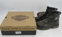Pair of Used Harley Davidson Boots - Size 11 1/2