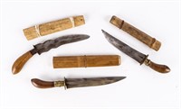 Knife 3 Vintage Indonesian Short Keris Kris