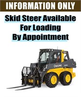 Skid Steer Available for Loading by Appointment