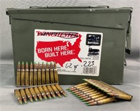 (Approx 420) Rnds 5.56mm Ball M855 w/Ammo Can