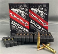 (2x) 20 Rnds Norma Matchking HPBT 223 Remington