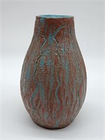 Beautiful Antique Valcanik Clay Vase