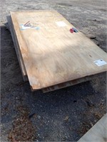 PALLET OF ASSORTED PLYWOOD