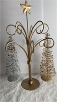 Ornament Holder and sparkle Trees
