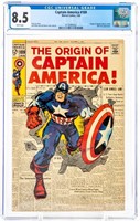 Comic The Origin of Captain America 8.5 CGC Grade