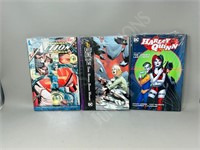 3 hard cover DC comics books
