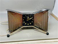 vintage Snider bow tie mantle clock