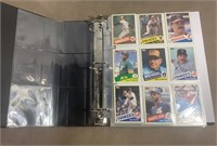 MLB Topps 1980s Baseball Cards & Binder