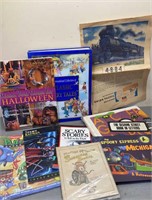 Vintage Youth, Railroad, Halloween Books Ephemera