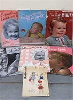 Vtg Infant / Child Knit & Crochet Book Lot