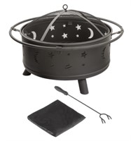 Pure Garden Fire Pit Set in Box