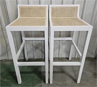 Safavieh Furniture Wicker Seat Bar Stools