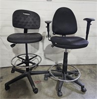 Rolling Adjustable Swivel Chairs 43"x24"x24"
