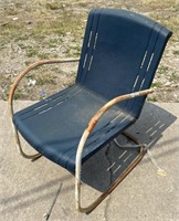Metal Frame Patio Chair 
Approx 3.5ft