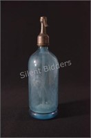 1930's-40's  Soda / Seltzer Blue Bottle Hamilton